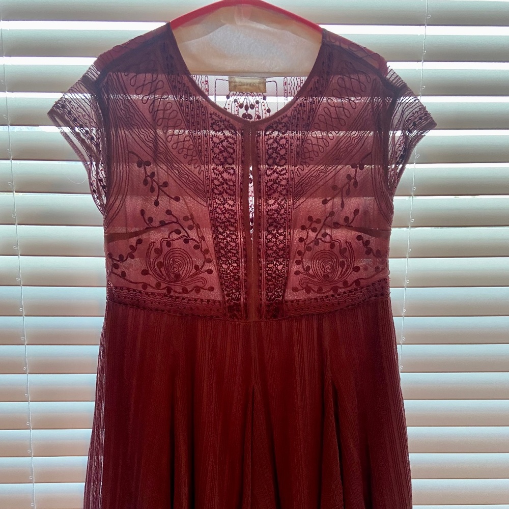 Lined Beaded mini dress